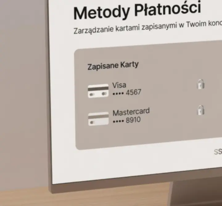 Zarządzanie zapisanymi metodami płatności w panelu klienta