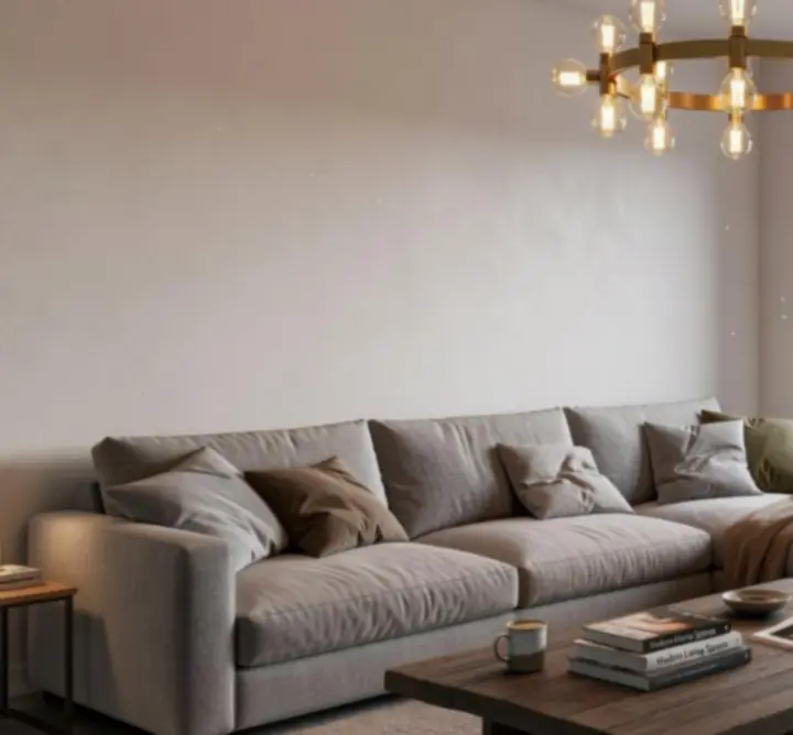 Zdjęcie żyrandola przesłane przez klienta w opinii