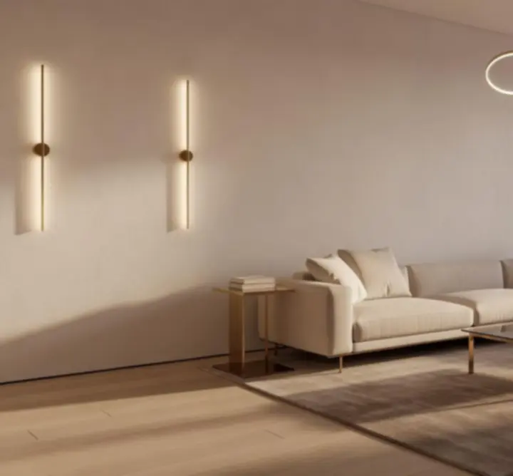 Nowoczesne wnętrze z eleganckim oświetleniem z Light Fixture Market