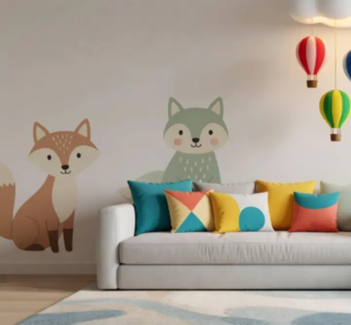 Kolorowe oświetlenie w pokoju dziecięcym